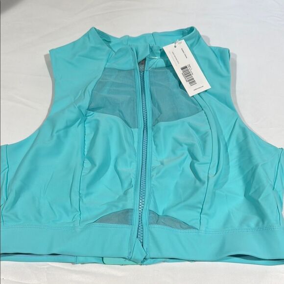 Outdoor Voices STW Zip Front Bra Women's Capri Large - Picture 1 of 7